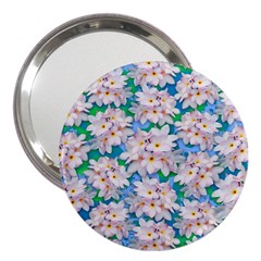 Plumeria Bouquet Exotic Summer Pattern  3  Handbag Mirrors