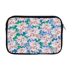 Plumeria Bouquet Exotic Summer Pattern  Apple Macbook Pro 17  Zipper Case