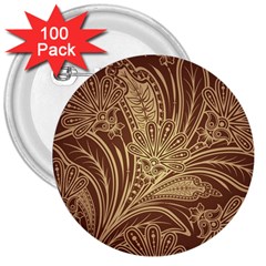 Beautiful Patterns Vector 3  Buttons (100 Pack)  by Amaryn4rt