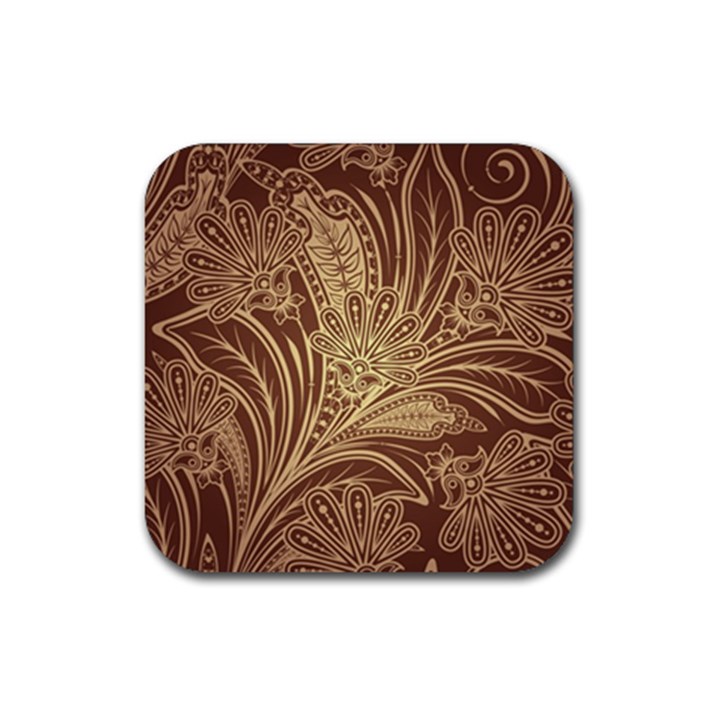 Beautiful Patterns Vector Rubber Coaster (Square) 