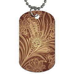 Beautiful Patterns Vector Dog Tag (one Side) by Amaryn4rt