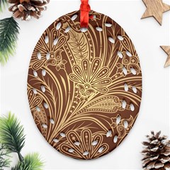 Beautiful Patterns Vector Oval Filigree Ornament (two Sides) by Amaryn4rt