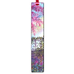 Bench In Spring Forest Large Book Marks