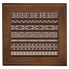 Ethnic Pattern Vector Framed Tiles by Amaryn4rt