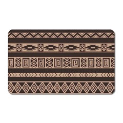 Ethnic Pattern Vector Magnet (rectangular)