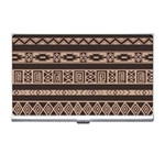 Ethnic Pattern Vector Business Card Holders Front