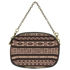 Ethnic Pattern Vector Chain Purses (two Sides) 