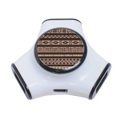 Ethnic Pattern Vector 3-port Usb Hub