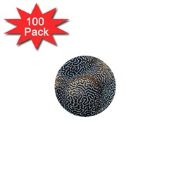 Coral Pattern 1  Mini Magnets (100 Pack) 