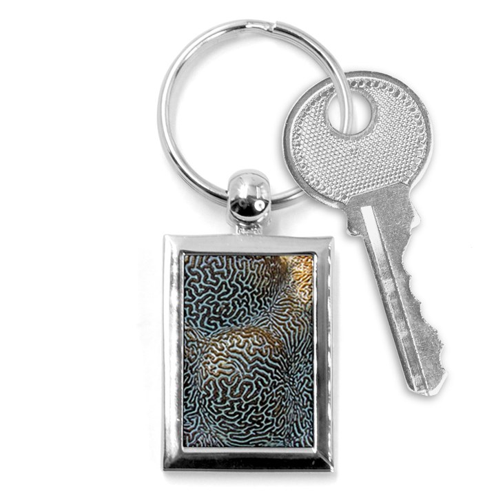 Coral Pattern Key Chains (Rectangle) 