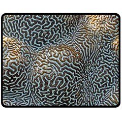 Coral Pattern Double Sided Fleece Blanket (medium)  by Amaryn4rt