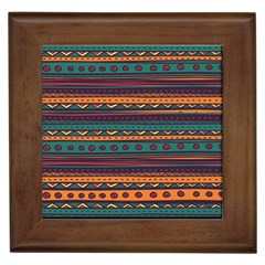 Ethnic Style Tribal Patterns Graphics Vector Framed Tiles by Amaryn4rt