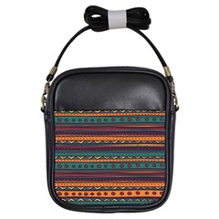 Ethnic Style Tribal Patterns Graphics Vector Girls Sling Bags by Amaryn4rt