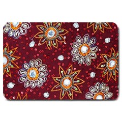 India Traditional Fabric Large Doormat  by Amaryn4rt