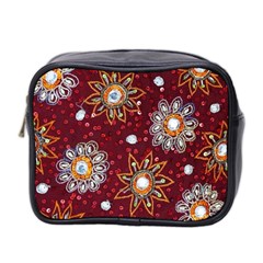 India Traditional Fabric Mini Toiletries Bag 2-side by Amaryn4rt