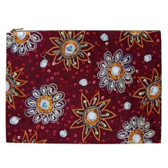 India Traditional Fabric Cosmetic Bag (xxl)  by Amaryn4rt