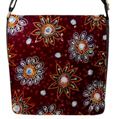 India Traditional Fabric Flap Messenger Bag (s) by Amaryn4rt