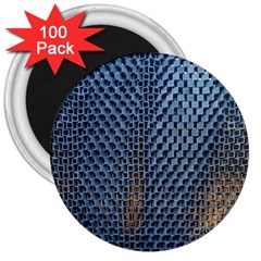 Parametric Wall Pattern 3  Magnets (100 Pack)