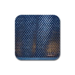 Parametric Wall Pattern Rubber Square Coaster (4 Pack)  by Amaryn4rt