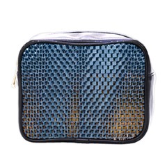 Parametric Wall Pattern Mini Toiletries Bags