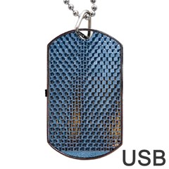 Parametric Wall Pattern Dog Tag Usb Flash (one Side) by Amaryn4rt