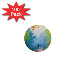 Park Nature Painting 1  Mini Magnets (100 Pack)  by Amaryn4rt