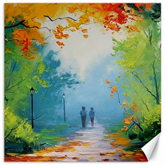 Park Nature Painting Canvas 20  X 20  