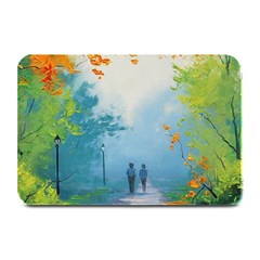 Park Nature Painting Plate Mats by Amaryn4rt