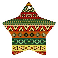 Mexican Folk Art Patterns Ornament (star) by Amaryn4rt