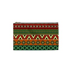 Mexican Folk Art Patterns Cosmetic Bag (small)  by Amaryn4rt