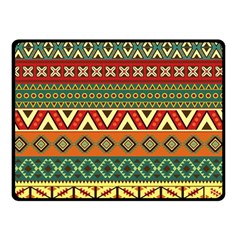 Mexican Folk Art Patterns Double Sided Fleece Blanket (small)  by Amaryn4rt