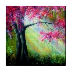 Forests Stunning Glimmer Paintings Sunlight Blooms Plants Love Seasons Traditional Art Flowers Sunsh Tile Coasters by Amaryn4rt