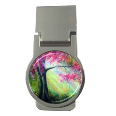 Forests Stunning Glimmer Paintings Sunlight Blooms Plants Love Seasons Traditional Art Flowers Sunsh Money Clips (round) 