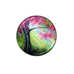 Forests Stunning Glimmer Paintings Sunlight Blooms Plants Love Seasons Traditional Art Flowers Sunsh Hat Clip Ball Marker