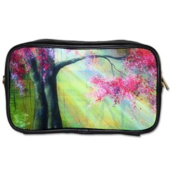 Forests Stunning Glimmer Paintings Sunlight Blooms Plants Love Seasons Traditional Art Flowers Sunsh Toiletries Bags