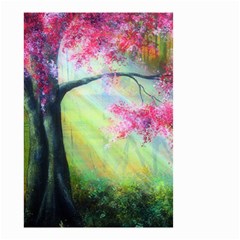 Forests Stunning Glimmer Paintings Sunlight Blooms Plants Love Seasons Traditional Art Flowers Sunsh Small Garden Flag (two Sides) by Amaryn4rt