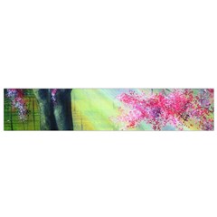 Forests Stunning Glimmer Paintings Sunlight Blooms Plants Love Seasons Traditional Art Flowers Sunsh Flano Scarf (small)