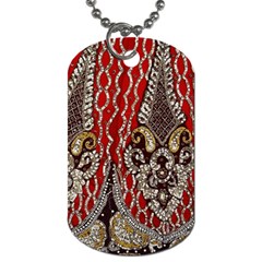 Indian Traditional Art Pattern Dog Tag (one Side)