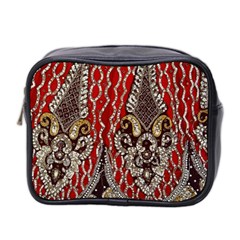 Indian Traditional Art Pattern Mini Toiletries Bag 2-side