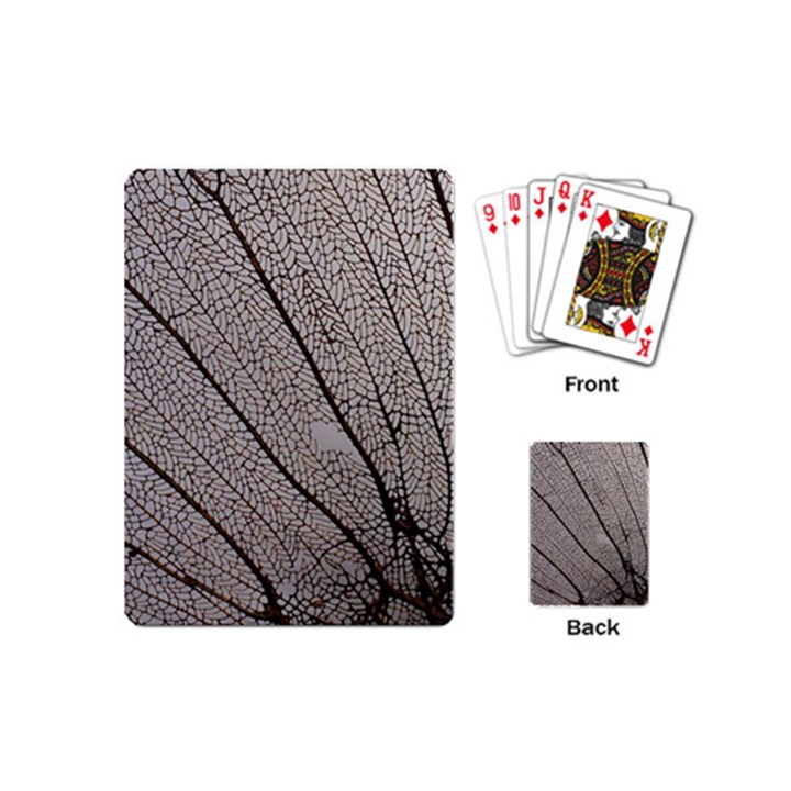 Sea Fan Coral Intricate Patterns Playing Cards (Mini) 