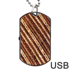 Udan Liris Batik Pattern Dog Tag Usb Flash (two Sides)