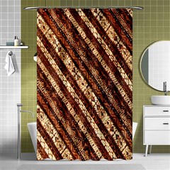 Udan Liris Batik Pattern Shower Curtain 48  X 72  (small)  by Amaryn4rt