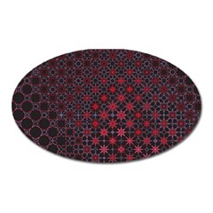 Star Patterns Oval Magnet