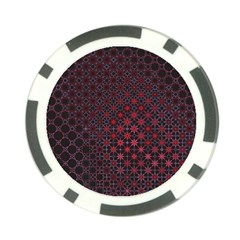 Star Patterns Poker Chip Card Guard by Amaryn4rt