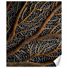 Trees Forests Pattern Canvas 8  X 10 