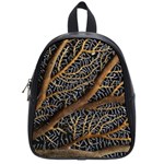 Trees Forests Pattern School Bags (Small)  Front