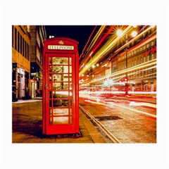 Telephone Box London Night Small Glasses Cloth