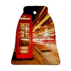 Telephone Box London Night Ornament (bell) by Amaryn4rt