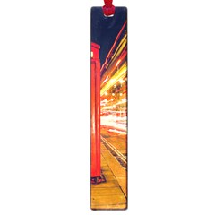 Telephone Box London Night Large Book Marks by Amaryn4rt