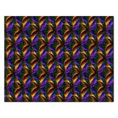 Seamless Prismatic Line Art Pattern Rectangular Jigsaw Puzzl